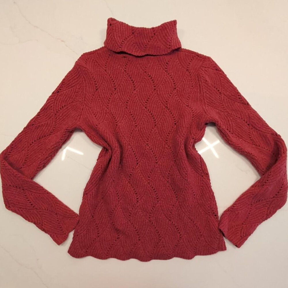 Sundance Silk Blend Sz M Sweater Women's Champlain Turtleneck Cozy Holiday Fall